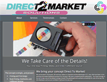 Tablet Screenshot of directtomarketsolutions.com